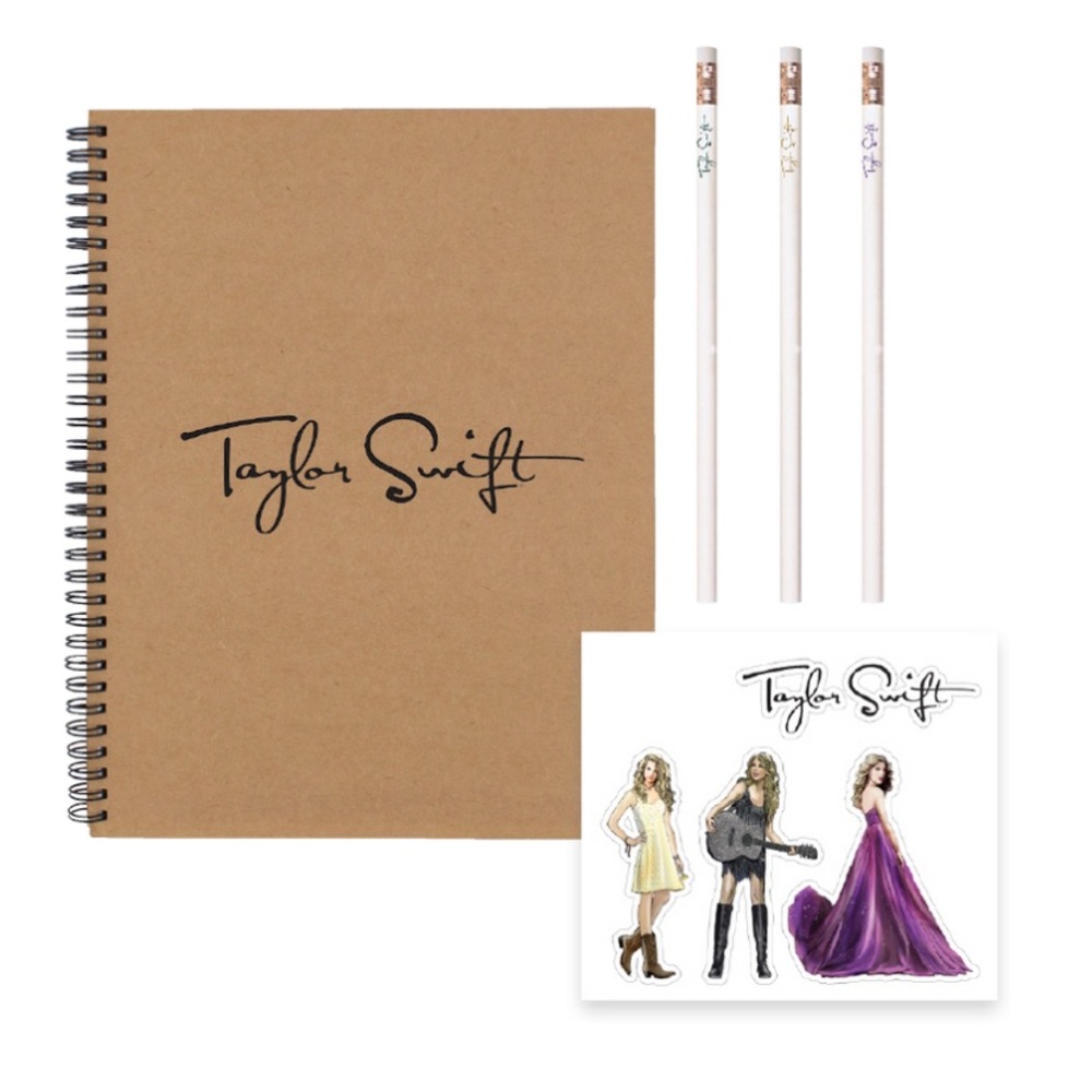 Official Taylor Swift Script Logo Notebook Set